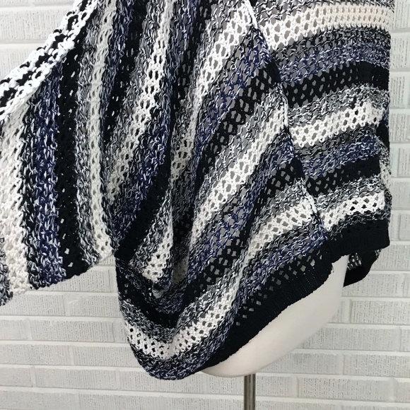 Free People Chunky Oversized Crop Stripe Sweater - Picture 8 of 8